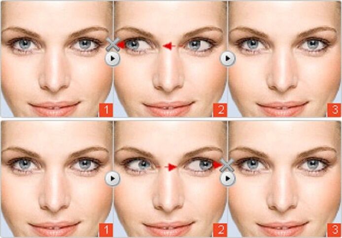 Ximnasia para os ollos que mellora eficazmente a visión